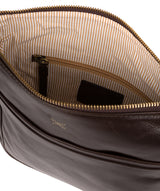 'Essie' Dark Chocolate Leather Cross Body Bag image 4