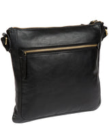 'Essie' Ebony Leather Cross Body Bag Pure Luxuries London