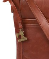 'Essie' Whiskey Leather Cross Body Bag image 5