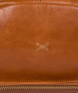 'Greer' Bourbon Leather Backpack image 5