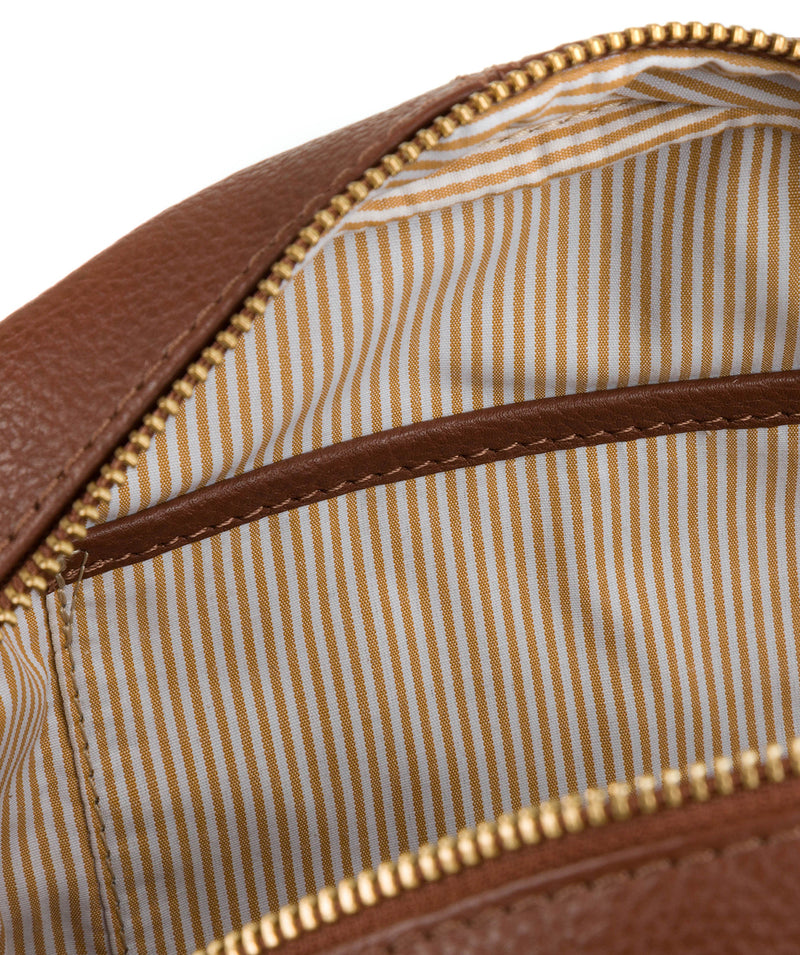 'Greer' Cognac Leather Backpack image 7