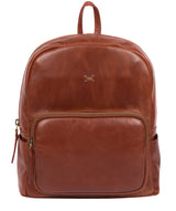 'Greer' Whiskey Leather Backpack image 1