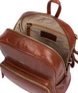 'Greer' Whiskey Leather Backpack image 4