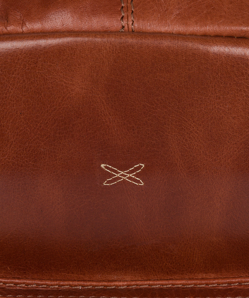 'Greer' Whiskey Leather Backpack image 5