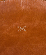 'Viva' Bourbon Leather Backpack