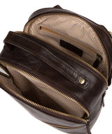 'Viva' Dark Chocolate Leather Backpack image 4