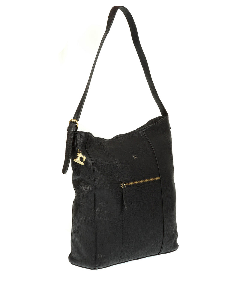 'Yashi' Black Leather Bag