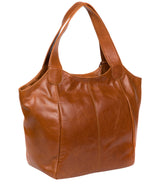 'Imani' Bourbon Leather Tote Bag image 3