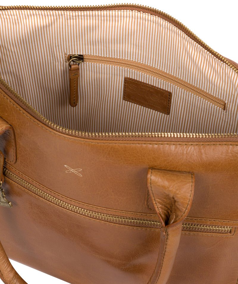 'Quinn' Saddle Leather Tote Bag image 4