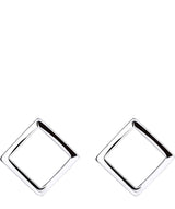 'Shideh' Sterling Silver Geometric Square Earrings image 1