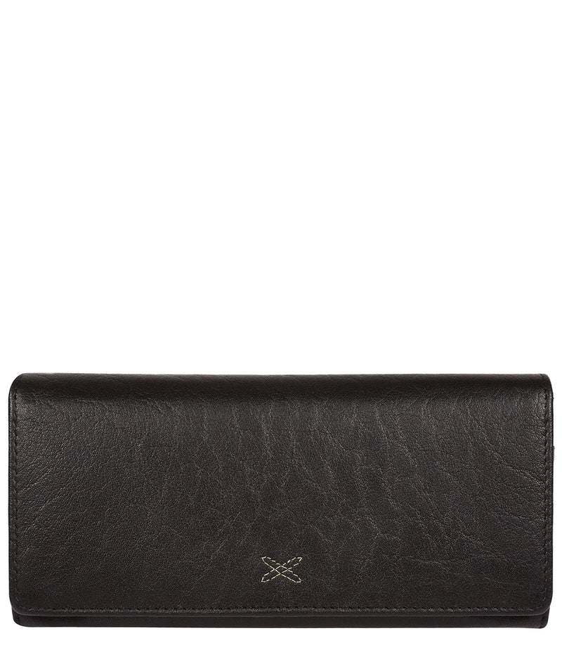 'Vivian' Black Leather Bi-Fold Purse image 1