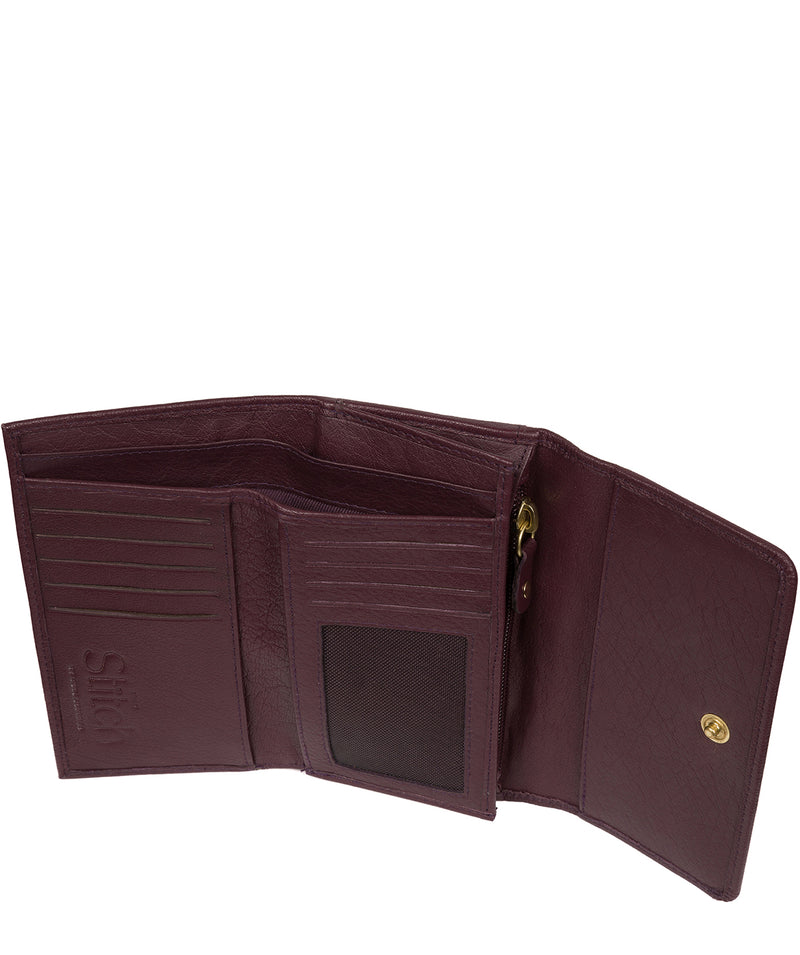 'Dina' Purple Leather Purse image 4