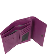 'Millbeck' Violet Handmade Leather RFID Purse