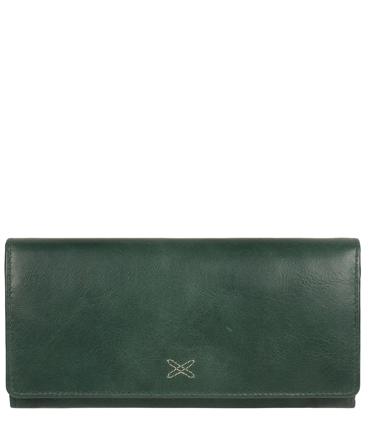 'Lana' Green Leather RFID Purse