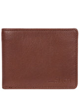 'Collins' Brown Bi-Fold Leather Wallet image 1