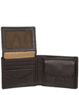 'Nash' Black Bi-Fold Leather Wallet Pure Luxuries London