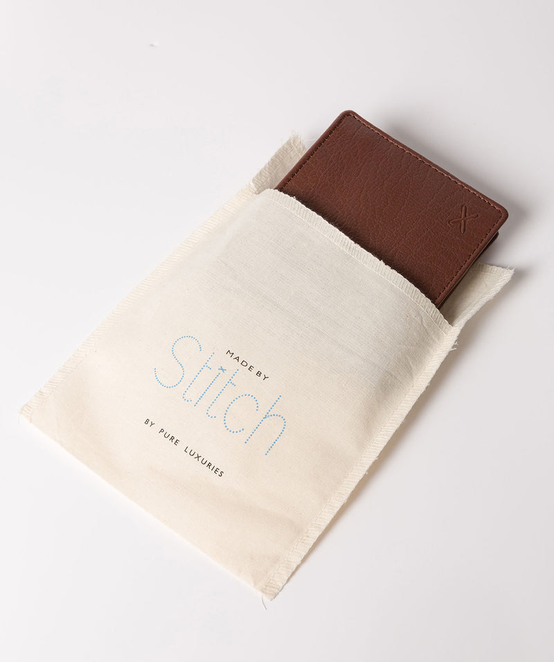 'Nash' Brown Bi-Fold Leather Wallet image 5