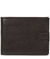 'Fisher' Black Bi-Fold Leather Wallet image 1