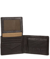 'Fisher' Black Bi-Fold Leather Wallet image 3