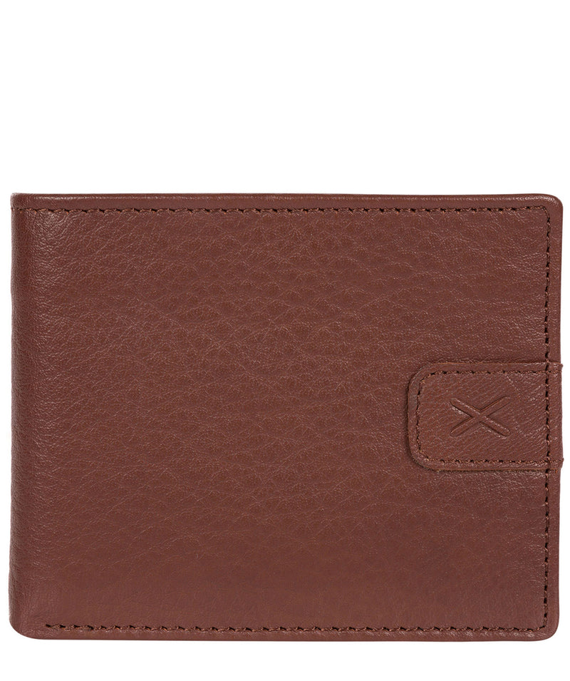 'Fisher' Brown Bi-Fold Leather Wallet image 1