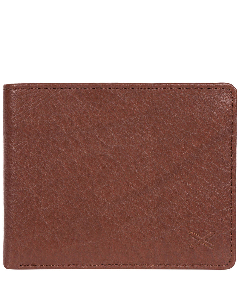 'Cooper' Brown Bi-Fold Leather Wallet image 1