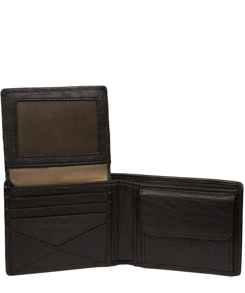 'Rossini' Black Leather RFID Wallet image 4