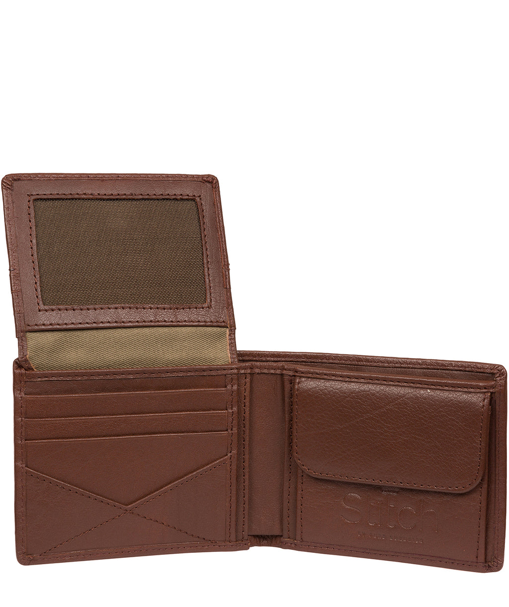 Brown Leather RFID Wallet 'Rossini' by Made By Stitch – Pure Luxuries ...