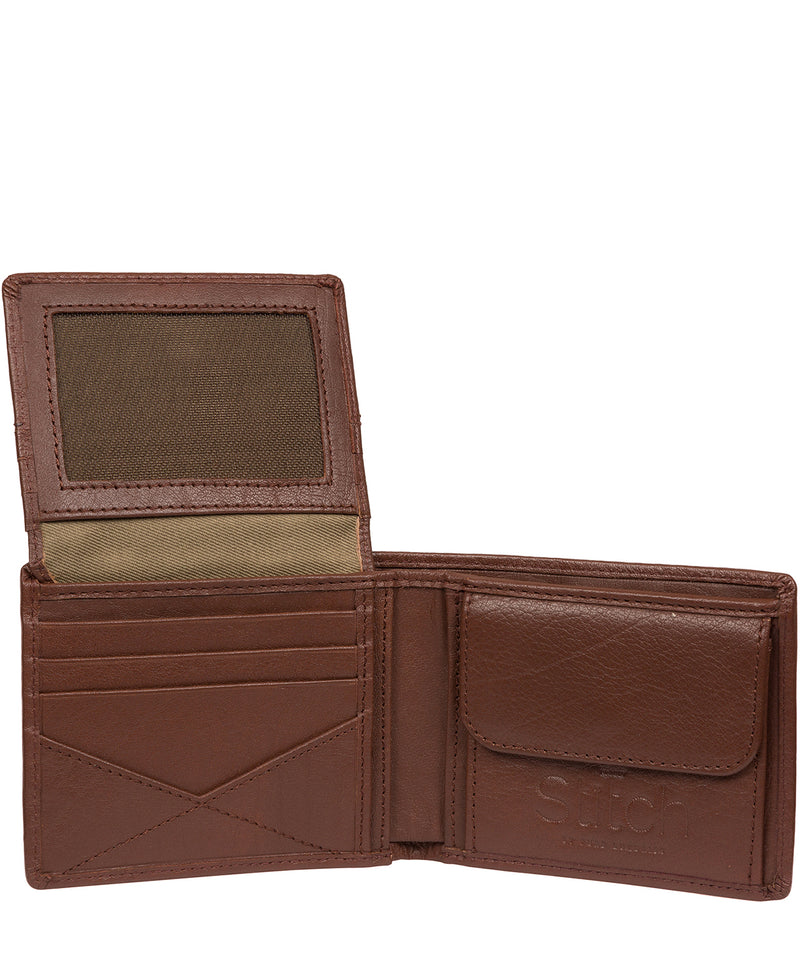 'Rossini' Brown Leather RFID Wallet image 4