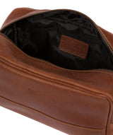 'Bowfell' Treacle Leather Washbag image 4