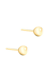 'Ariel' 9ct Yellow Gold Ball Stud Earrings image 1