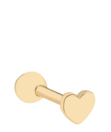 Gift Packaged 'Gabby' 9ct Yellow Gold Cartilage Heart Earring