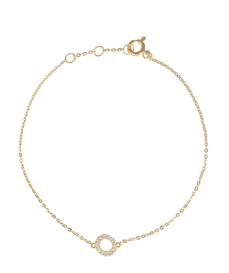 Gift Packaged 'Subira' 9ctYellow Gold & Cubic Zirconia Bracelet