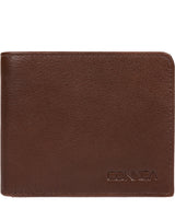 'Wolfgang' Russet Brown Leather RFID Wallet