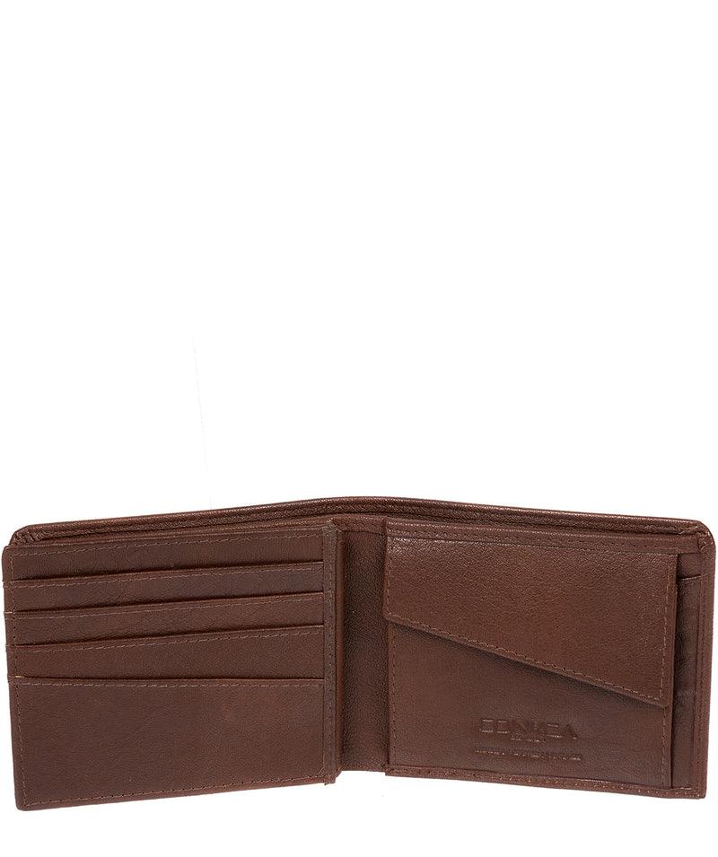 'Wolfgang' Russet Brown Leather RFID Wallet