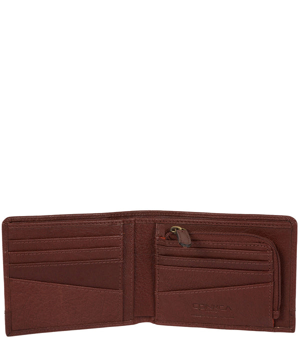 'Carter' Conker Brown Leather RFID Wallet