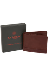 'Carter' Conker Brown Leather RFID Wallet image 6
