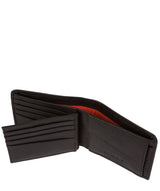 'Jefferson' Black Leather RFID Wallet