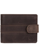 'Jude' Antique Black Handcrafted Leather Wallet image 1