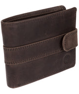 'Jude' Antique Black Handcrafted Leather Wallet image 3