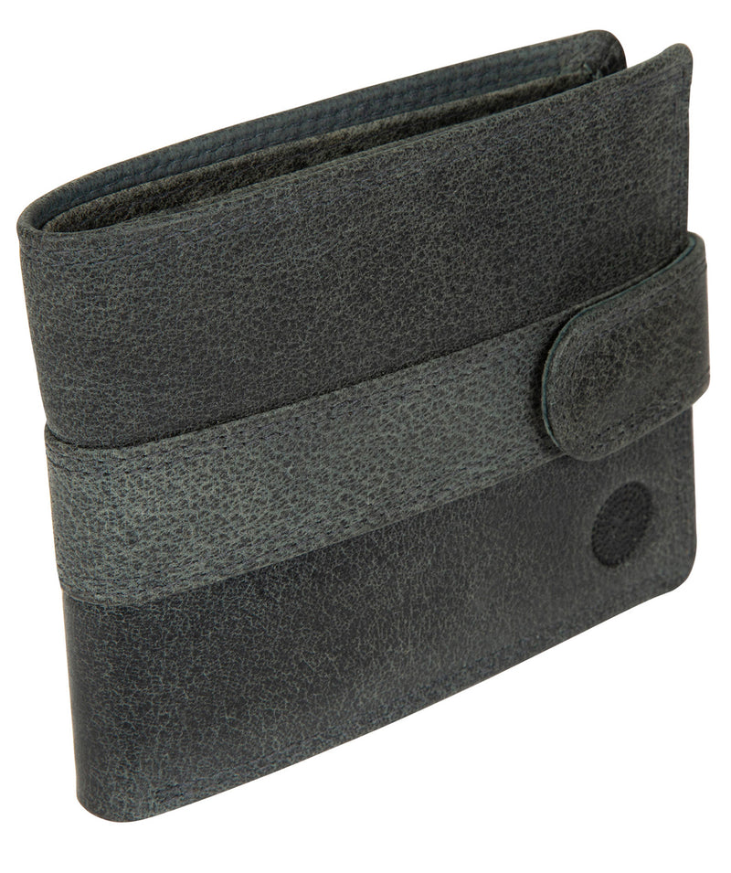 'Jude' Navy Leather Wallet