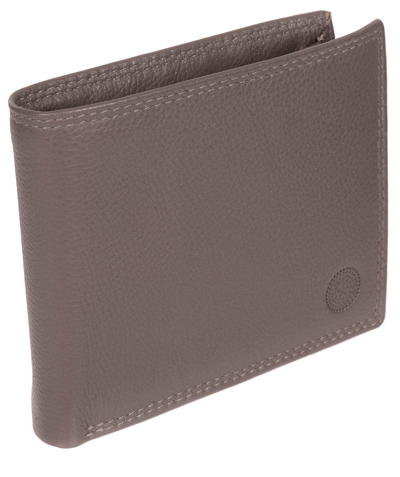 'Jared' Taupe Grey Leather Wallet image 3
