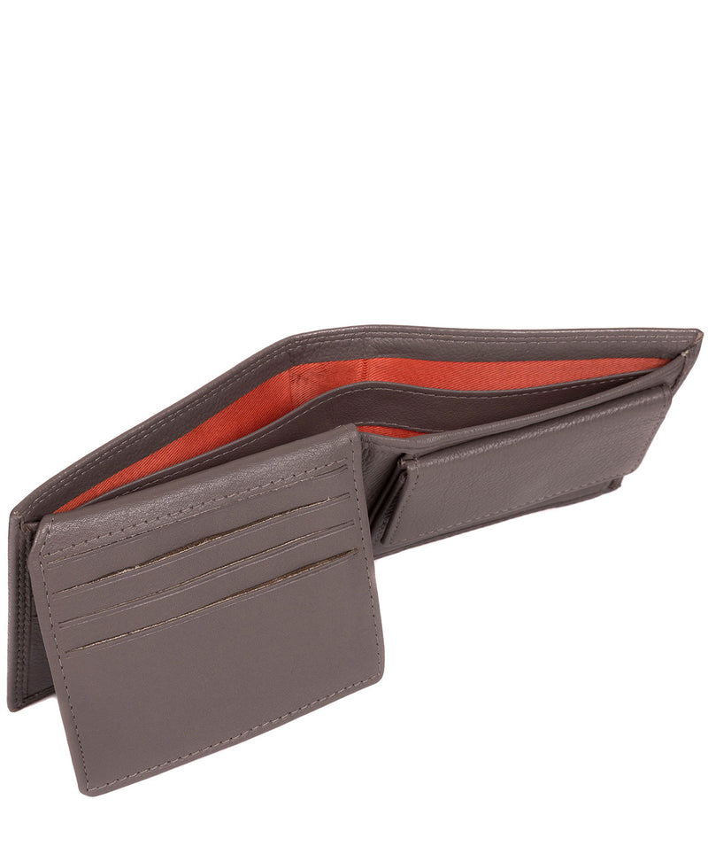 'Jared' Taupe Grey Leather Wallet image 4