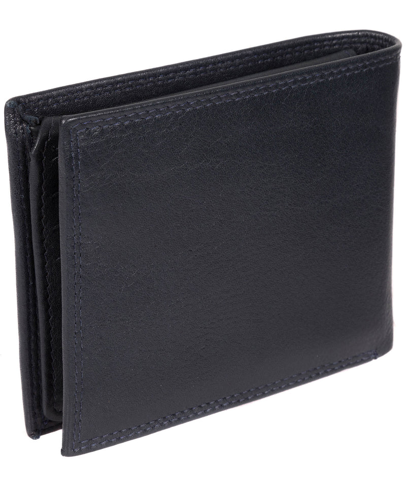 'Jared' Navy Leather Wallet