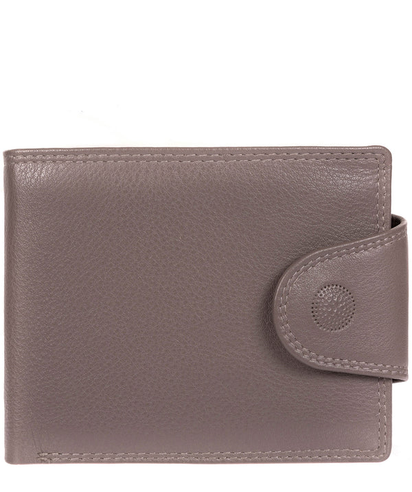 'Garrat' Taupe Grey Leather Wallet image 1