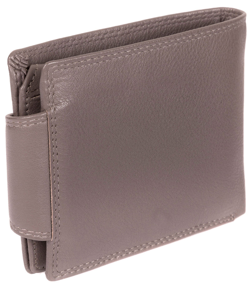 'Garrat' Taupe Grey Leather Wallet image 5