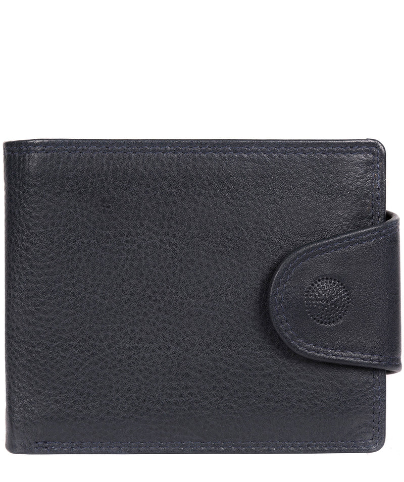 'Garrat' Navy Leather Wallet image 1