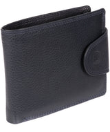 'Garrat' Navy Leather Wallet image 3