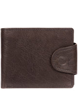 'Garrat' Anthracite Brown Handcrafted Leather Wallet image 1