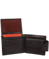 Garrat' Black Handcrafted Leather Wallet image 6
