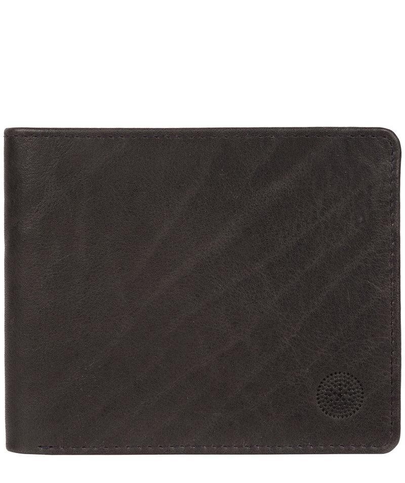 'Carter' Dark Navy Leather 12-Card Wallet image 1